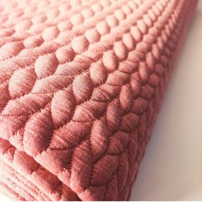 Sudadera rosa espiga