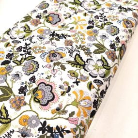 liberty flor grande mostaza_gris