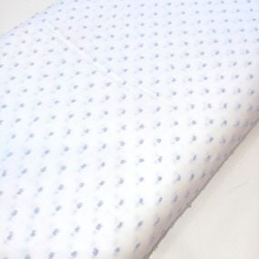 PLUMETI BLANCO PUNTO AZUL BEBE