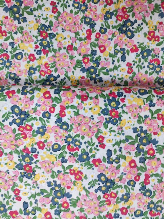 Algodón flores colores - Imagen 2