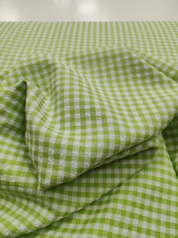 Bámbula vichy verde lima - Imagen 2