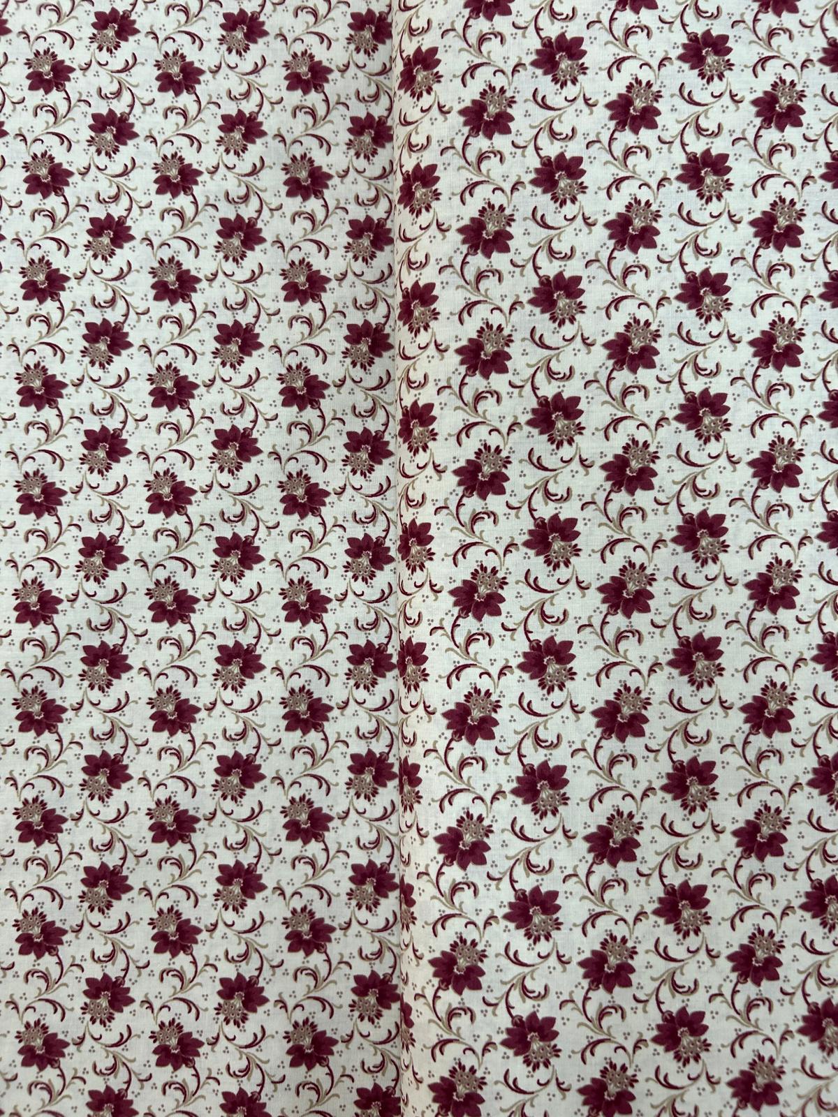 Algodón flores rosas - Imagen 2