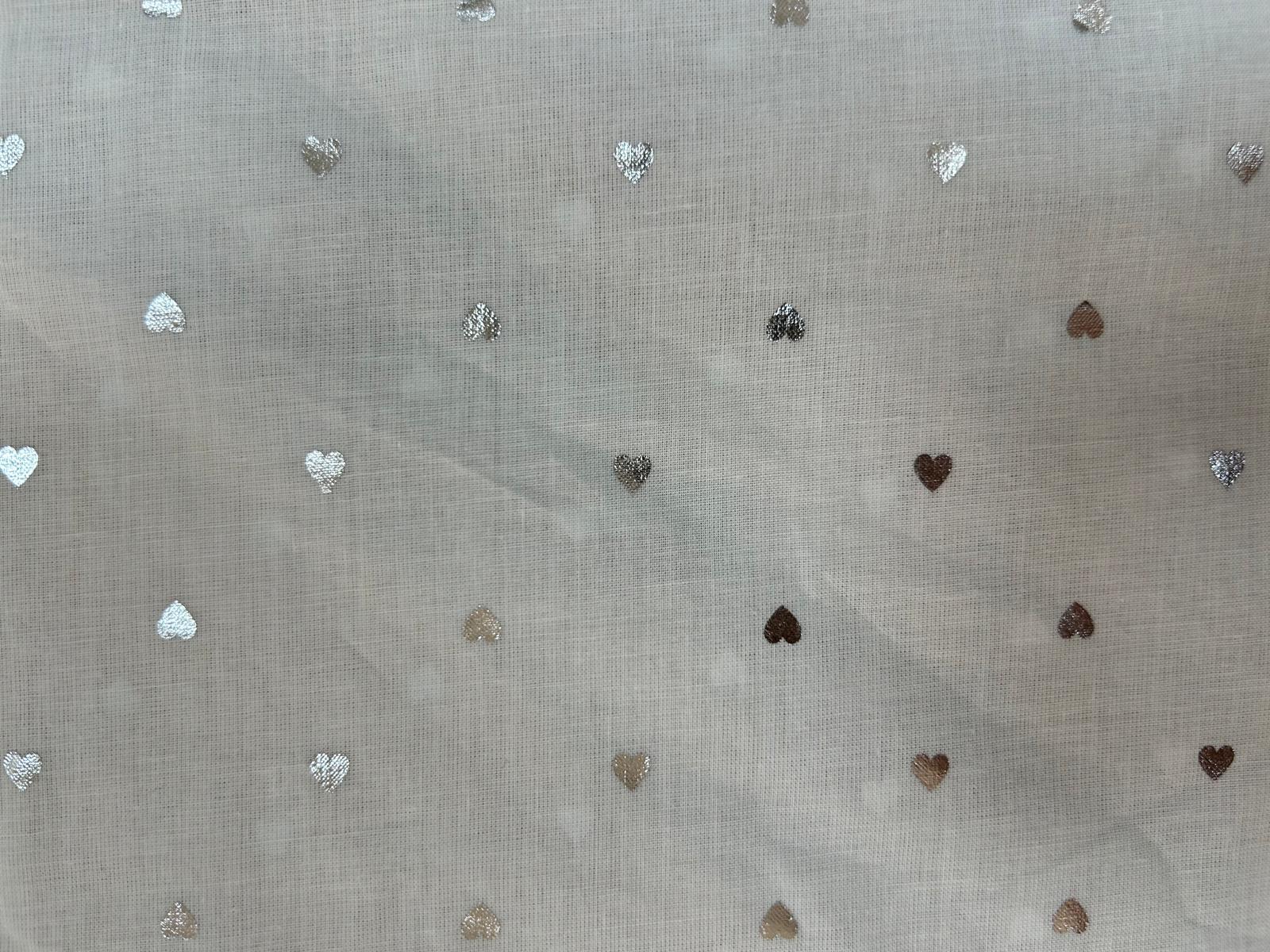 Algodón corazón plata - Imagen 3