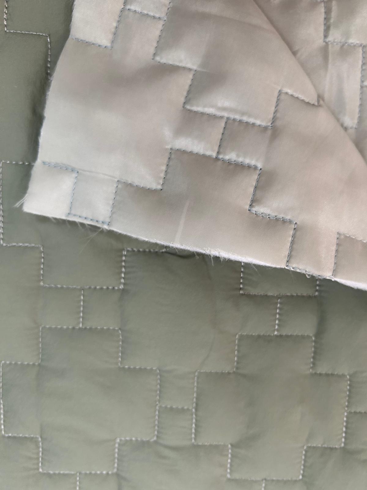 Impermeable acolchada verde - Imagen 2