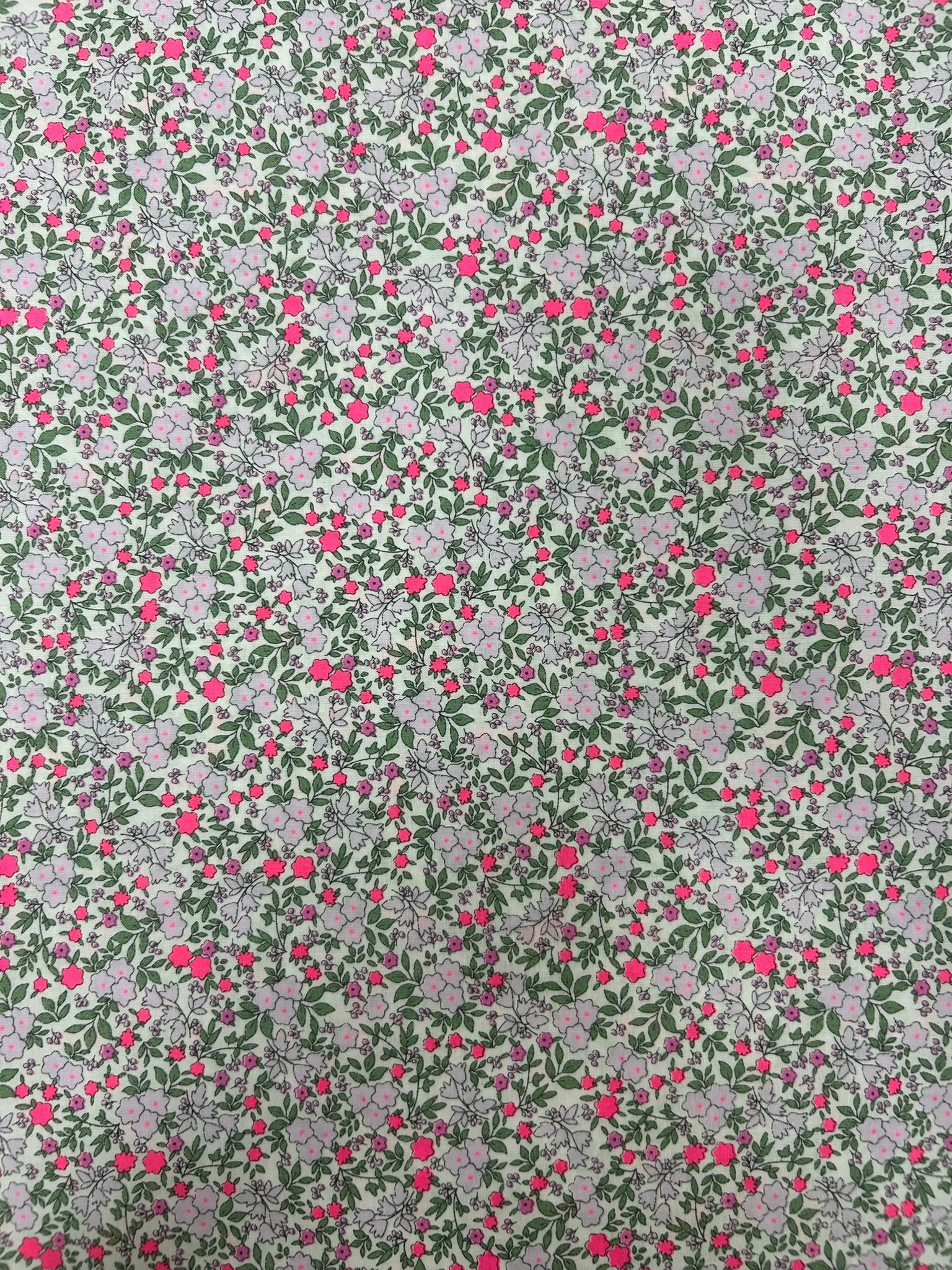 Algodón flores rosas - Imagen 3